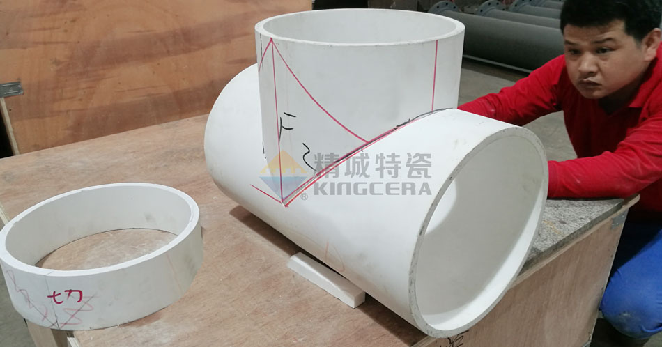 整體成型陶瓷三通管